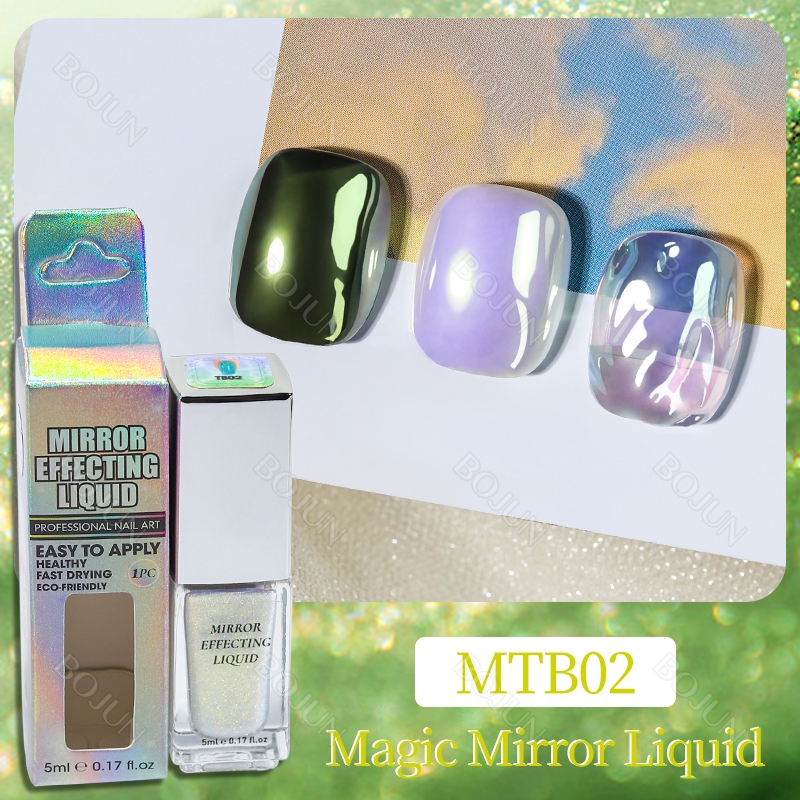 Mirror White Pearl Moonlight Aurora Effect Liquid Chrome Powder